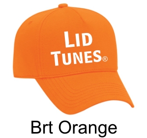 Lid Tunes Brt Orange Hat